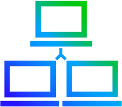 Laptops Network Icon